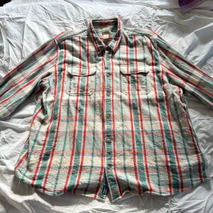 L.L. Bean Men’s 1912 Field Flannel Shirt, Slightly Fitted, Untucked